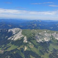 Flugwegposition um 13:27:33: Aufgenommen in der Nähe von Gemeinde Turnau, Österreich in 2394 Meter